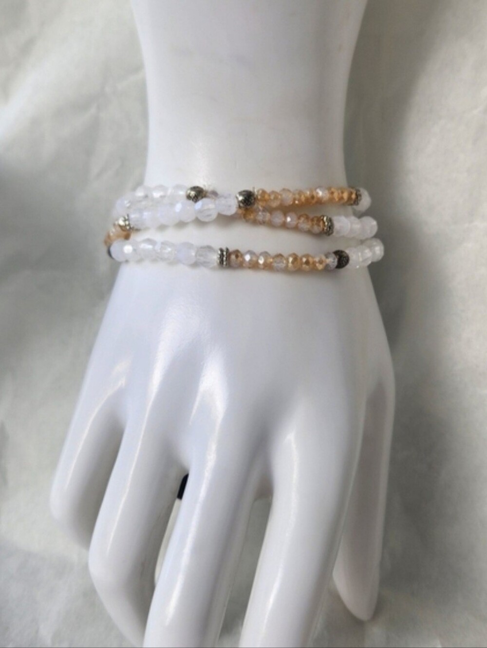 How Does Your Garden Glow White Bracelet